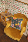 Bloom Floral Velvet Cushion Cover