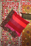 Petal Striped Velvet Cushion Cover