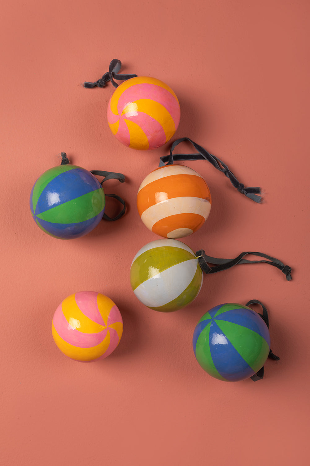 Set of Six Imperfect Baubles