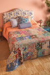 Lola Patchwork Kantha Bed Throw