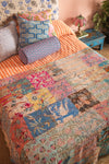 Lola Patchwork Kantha Bed Throw