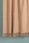 Oatmeal Recycled Cotton Block Colour Throw
