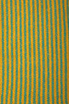 Yellow & Green 100% Recycled Cotton Striped Throw