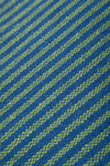 Green & Blue 100% Recycled Cotton Striped Throw