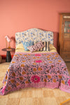Suzani Embroidered Vintage Kantha Throw - 17