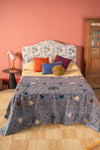 Suzani Embroidered Vintage Kantha Throw - 02
