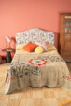 Suzani Embroidered Vintage Kantha Throw - 07