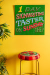 'Signwriting Taster' Fairground Sign