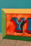3D Effect 'Yes' Fairground Sign