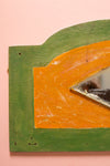 Green & Yellow Diamond Mirror Panel - 01