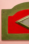 Green & Red Diamond Mirror Panel - 02
