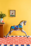 Blue 'Charlie' Fairground Carousel Horse
