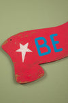 'Be Lucky' Fairground Scroll Sign