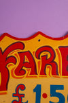Shield Fairground Ride Fare Sign - 08