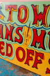 'To Win' Wooden Fairground Game Sign