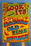 Barnes Funfairs 'Swings' Sign