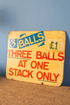 '3 Balls' Large Fairground Sign