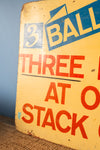 '3 Balls' Large Fairground Sign