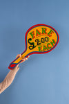 Paddle Fairground Ride Fare Sign - 01