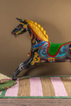 Black & Gold Fairground Carousel Horse