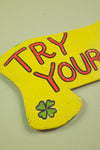 'Try Your Luck' Fairground Scroll Sign