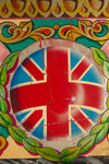 Union Jack Metal Fairground Sign - 02 <p>W:238cm D:0.2cm H:95cm </p>