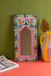 Hand Painted Vintage Arch Mirror (Re-worked) - 11