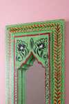 Hand Painted Vintage Arch Mirror (Re-worked) - 29