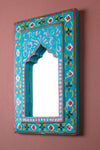 Hand Painted Vintage Arch Mirror (Re-worked) - 35