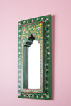 Hand Painted Vintage Arch Mirror (Re-worked) - 45