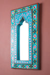 Hand Painted Vintage Arch Mirror (Re-worked) - 47