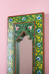Hand Painted Vintage Arch Mirror (Re-worked) - 49