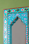 Hand Painted Vintage Arch Mirror (Re-worked) - 63