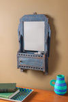 Blue Vintage Wall Mirror