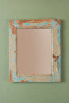 Vintage Wooden Rectangular Mirror - 03