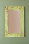 Vintage Wooden Rectangular Mirror - 11