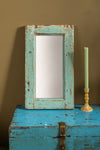 Vintage Wooden Rectangular Mirror - 13