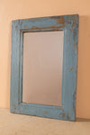 Vintage Wooden Rectangular Mirror - 14