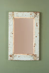 Vintage Wooden Rectangular Mirror - 16