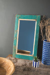 Vintage Wooden Rectangular Mirror - 17