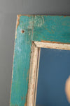 Vintage Wooden Rectangular Mirror - 17