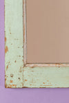 Vintage Wooden Rectangular Mirror - 19