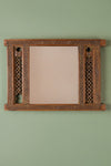 Vintage Wooden Carved Wall Mirror <p>W:68cm D:4cm H:48cm </p>