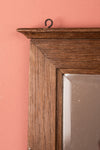 Vintage Wooden Wall Mirror <p>W:26cm D:9cm H:40cm </p>