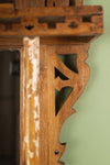 Wooden Vintage Carved Wall Mirror <p>W:74cm D:12cm H:85cm </p>