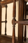Wooden Vintage Temple Style Wall Mirror <p>W:62cm D:12cm H:79cm </p>