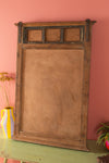 Vintage Purple & Blue Wall Mirror <p>W:78cm D:7cm H:112cm </p>