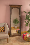 Wooden Vintage Carved Wall Mirror