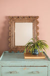 Ornate Carved Vintage Wall Mirror