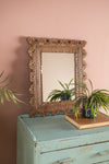 Ornate Carved Vintage Wall Mirror